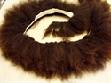 Billede af Brun tyk pelsstrimmel ca. 10 cm. lang