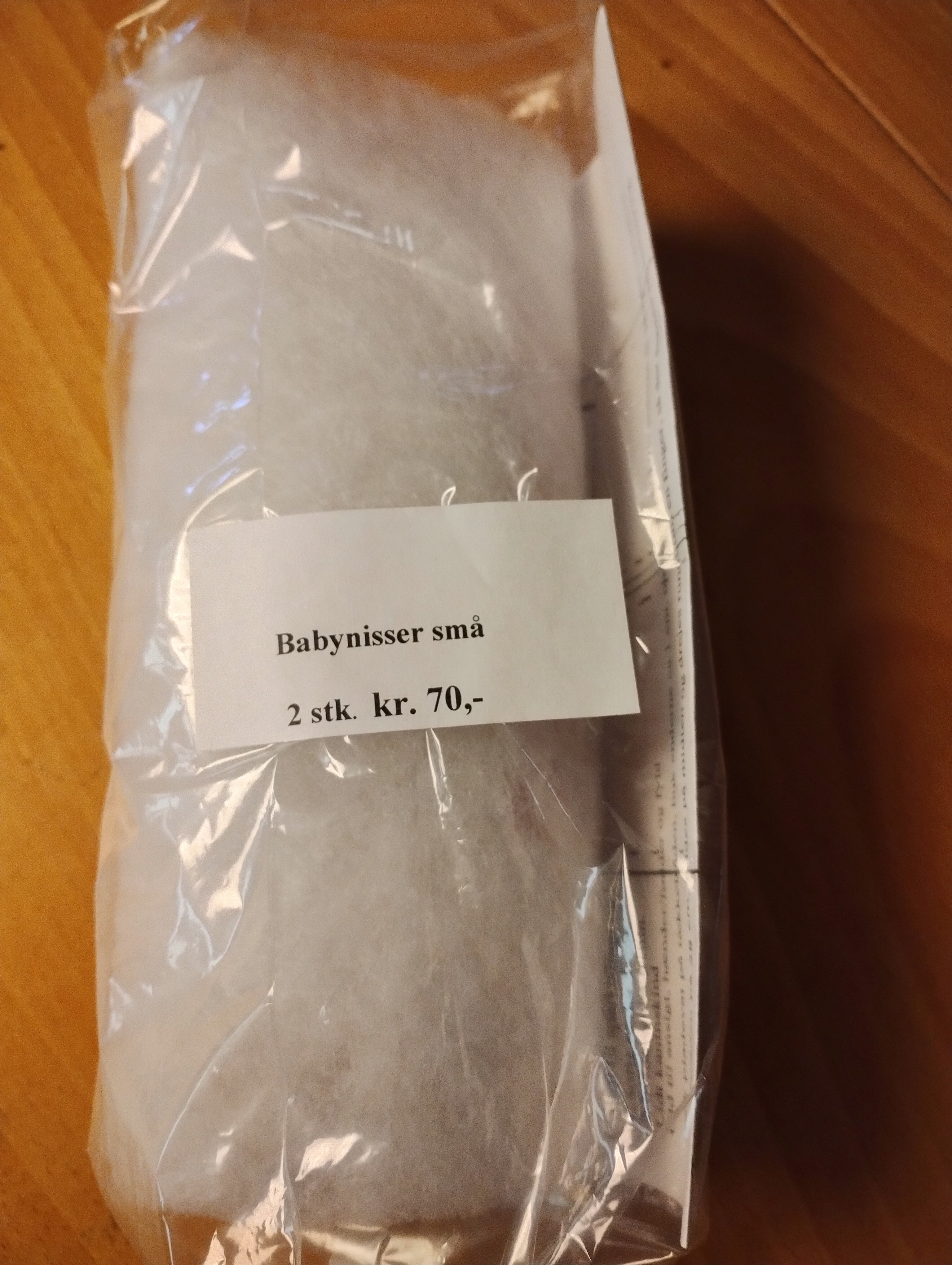 Babynisser, små - 2 stk - lav selv sæt