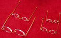 Briller med "glas" til 50 cm figurer
