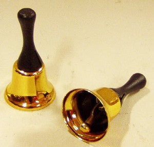 Julemandsklokke i messing, 5 cm