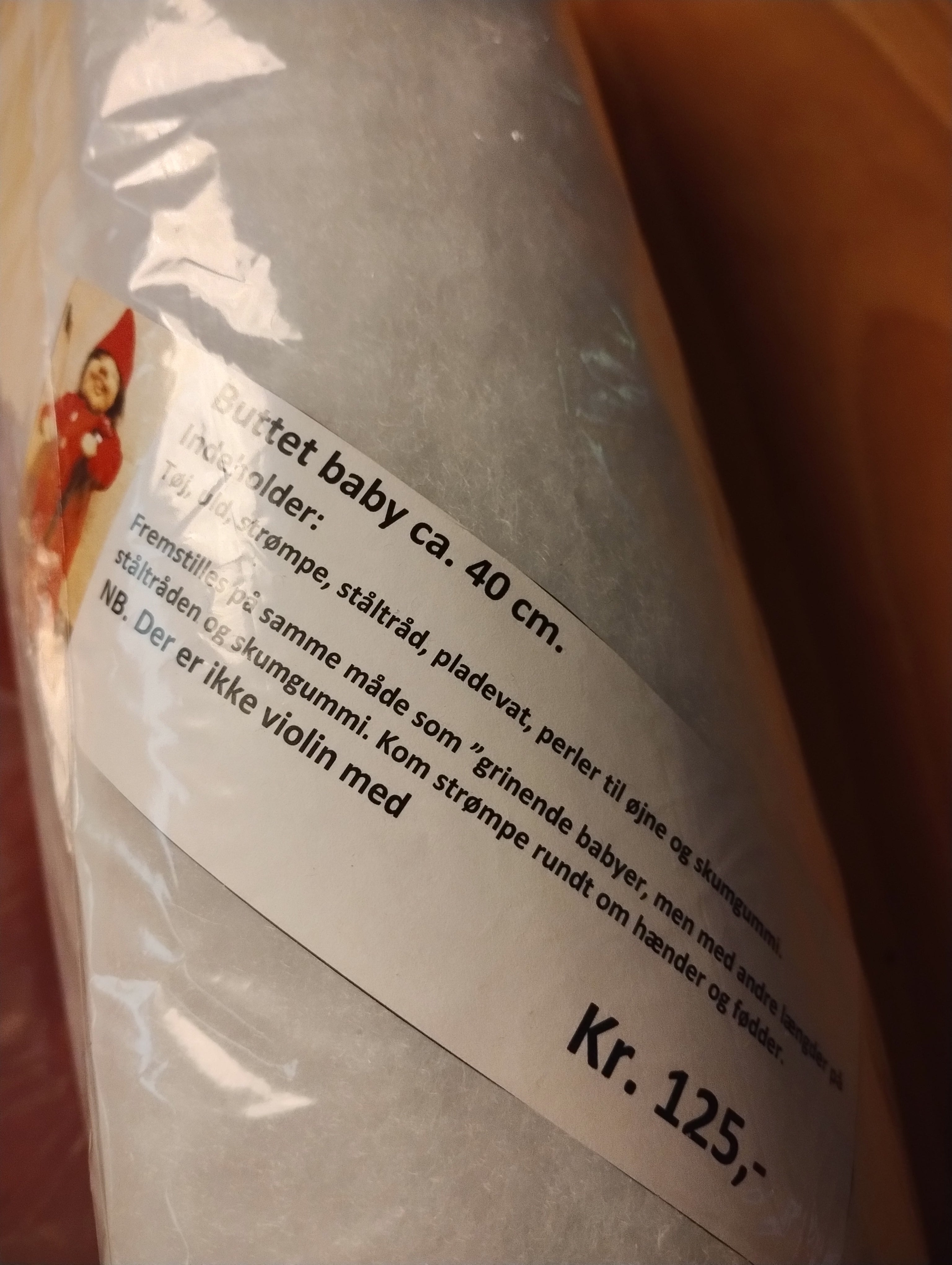 Buttet baby - sæt - uden vejledning